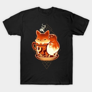 Cup of Fox - cute coffee animal T-Shirt